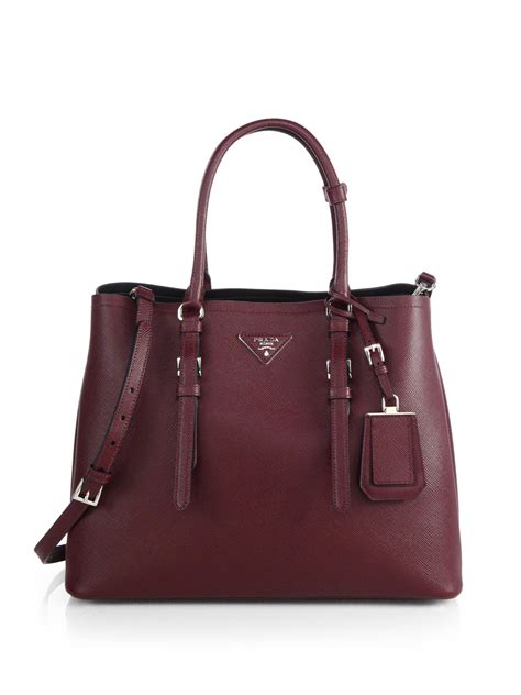 double bag prada prezzo|prada saffiano cuir double bag.